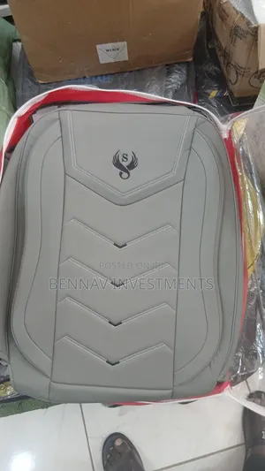 Premium Quality Leather Car Seat Cover - Beige, Gray, Black And Red
