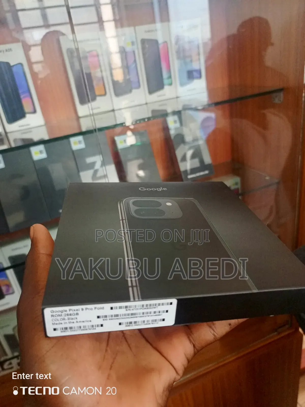 New Google Pixel 9 Pro Fold 256 GB Black