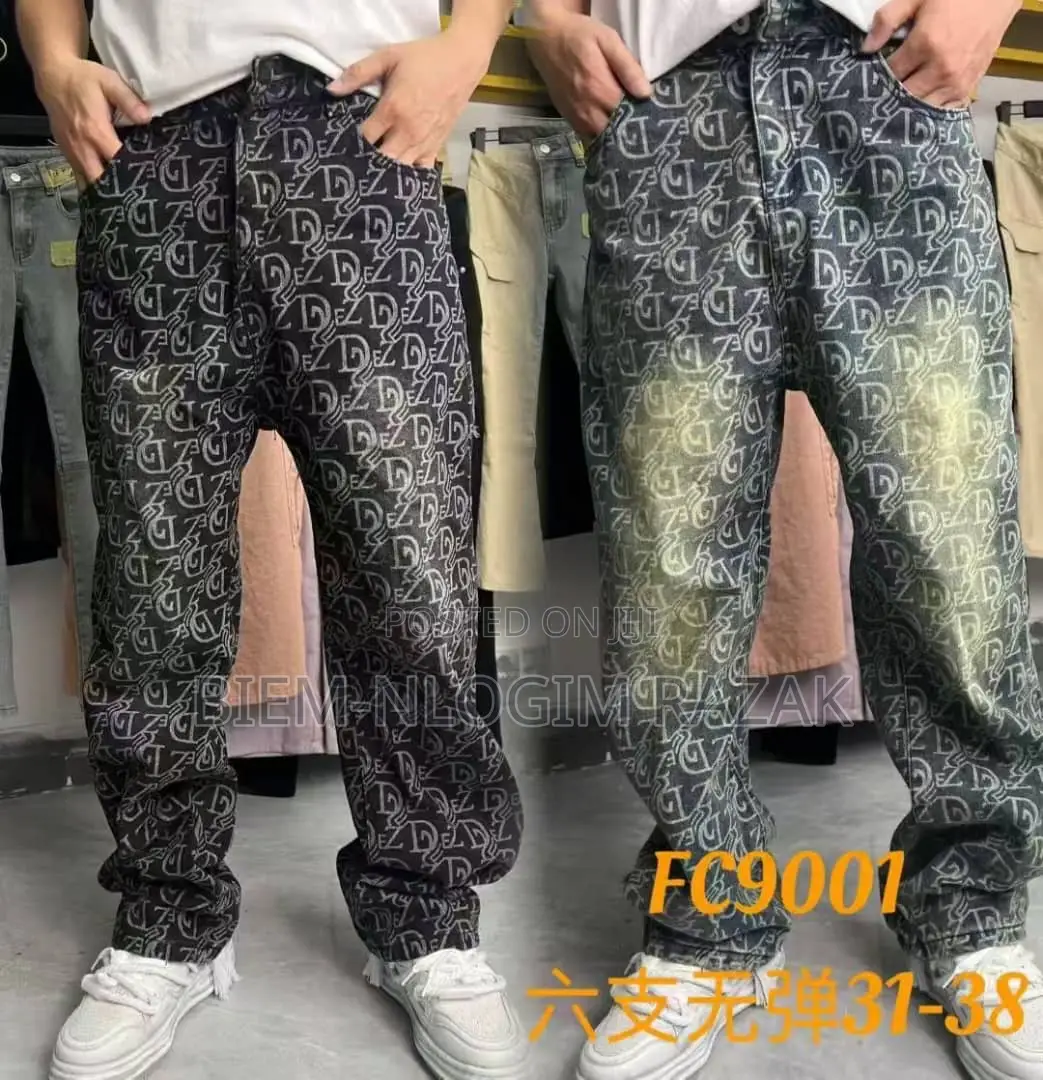 Balenciaga,Armani, Ready Made Tears N Luis Vuitton Baggy Jeans Availab