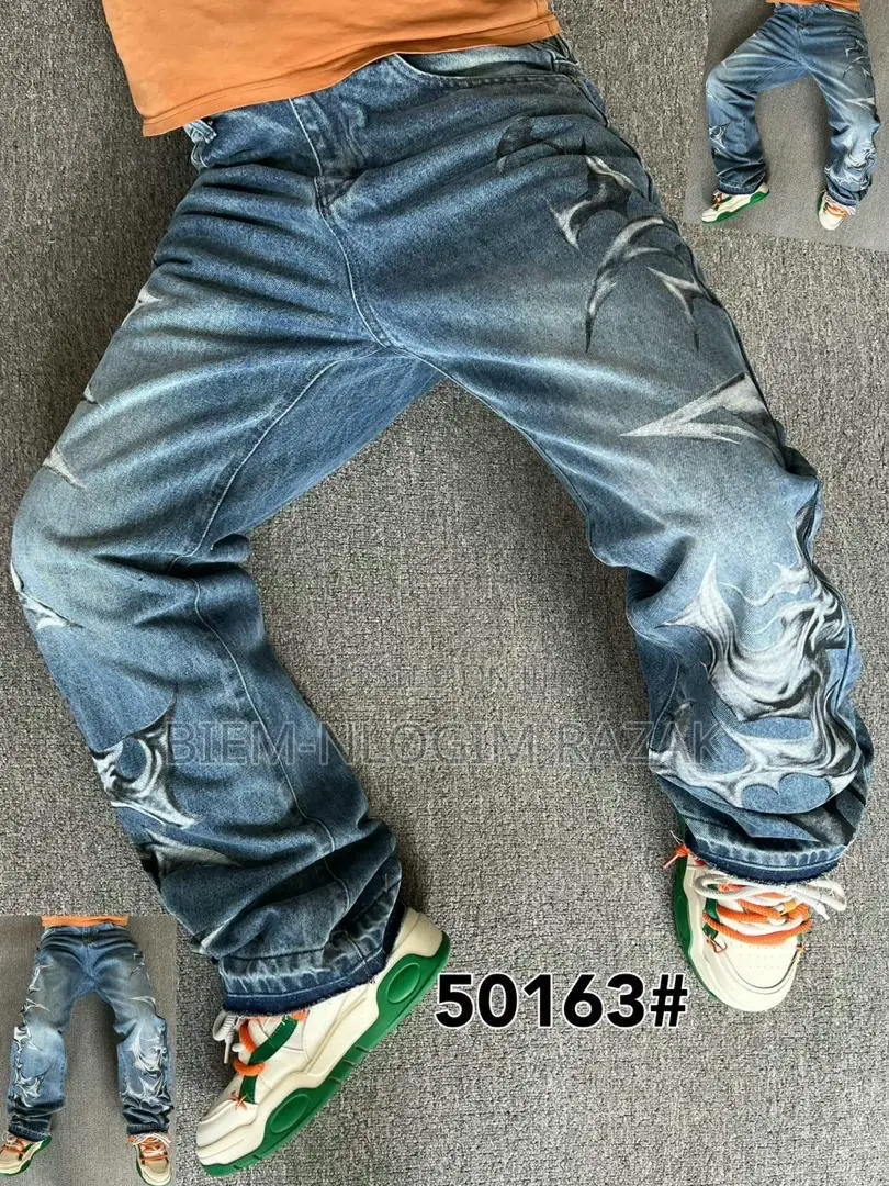 Balenciaga,Armani, Ready Made Tears N Luis Vuitton Baggy Jeans Availab