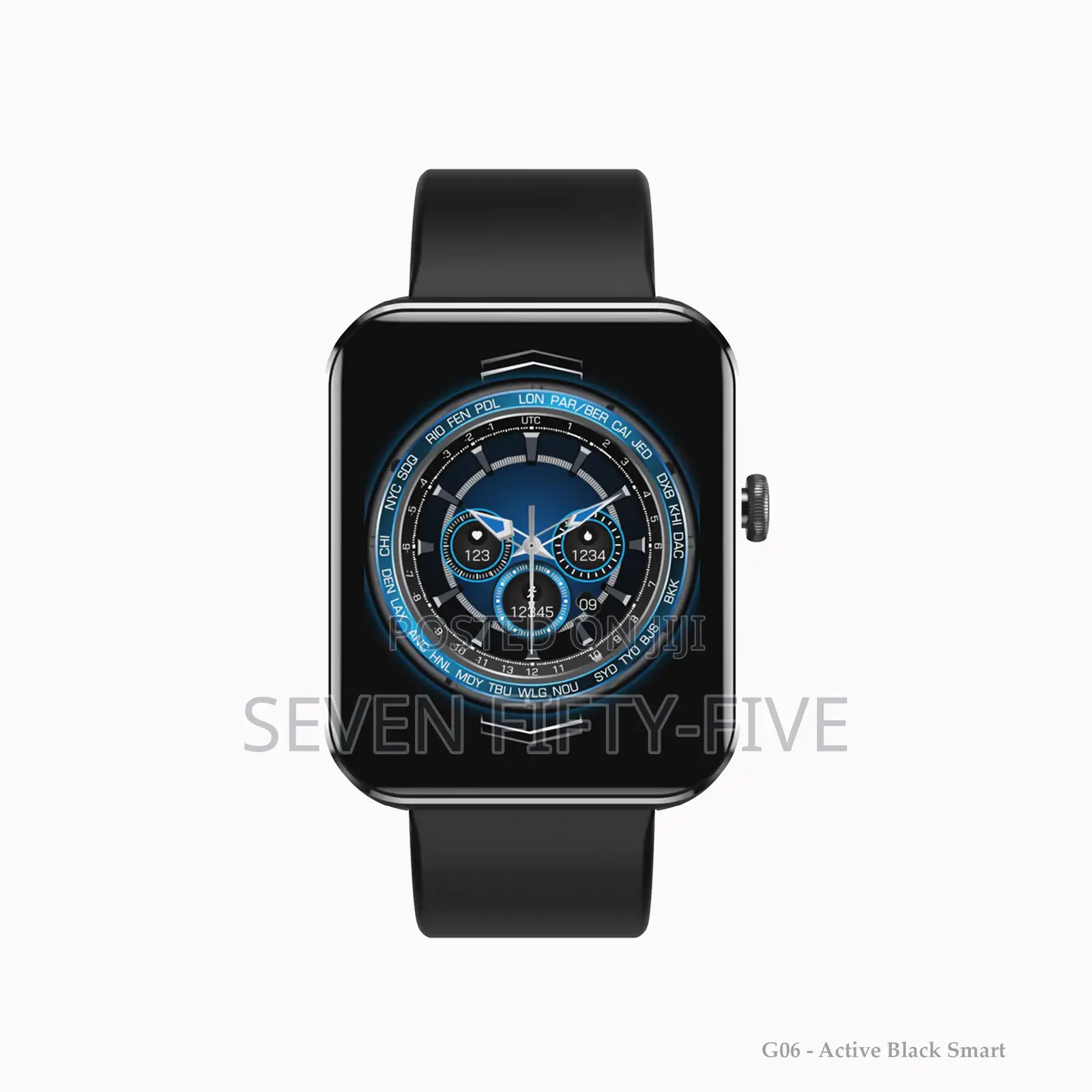 G06 - Active Black Bbluetooth Calling Smart Watch