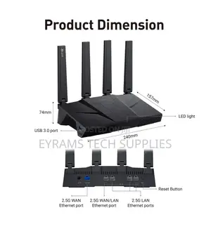 Gl.Inet Gl-Be9300 (Flint 3) Tri-Band and Wifi 7 Router