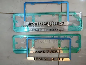 Number Plate Cover/Frame (Metal)