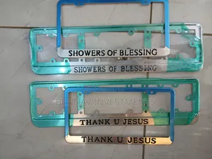 Number Plate Cover/Frame (Metal)