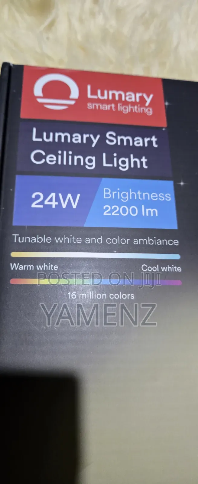 Lumary Smart Ceiling Light With Wifi And App