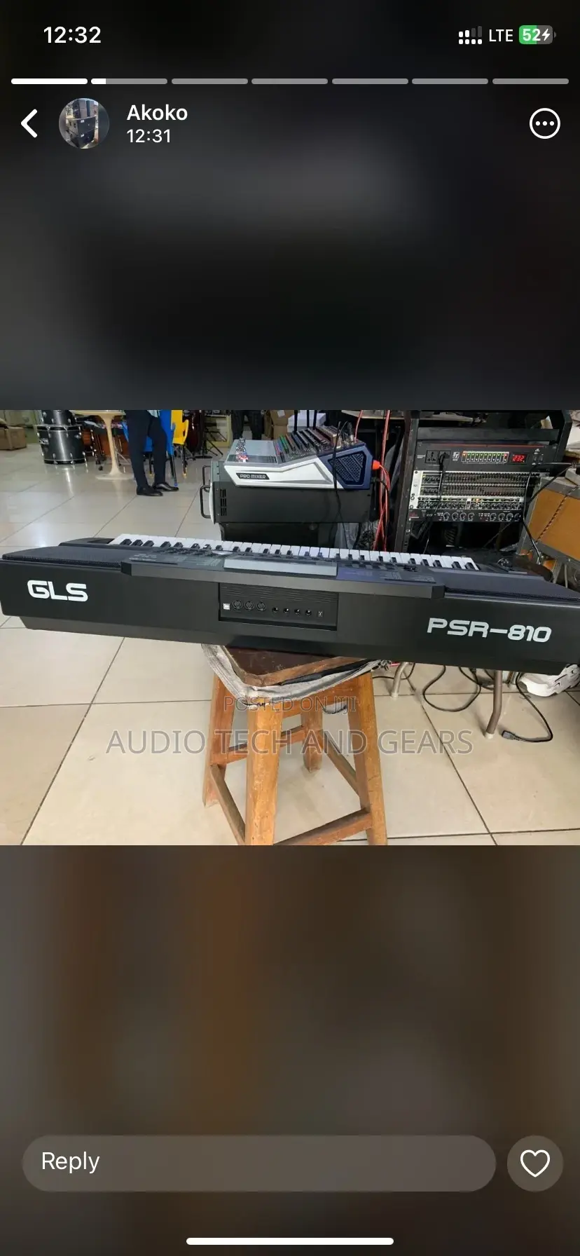 GLS PSR-810 Electronic Keyboard