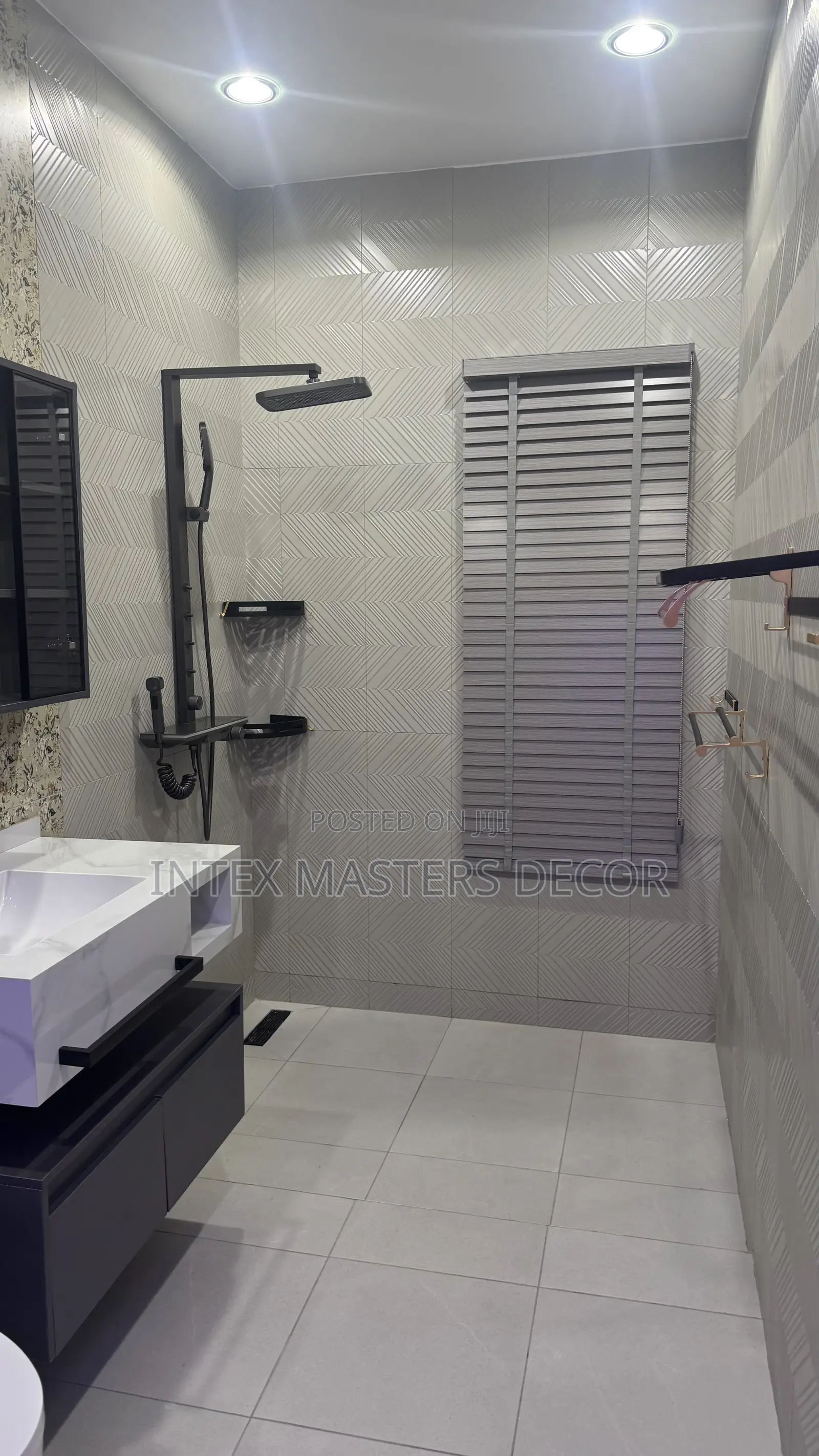 Grey Wooden Blinds