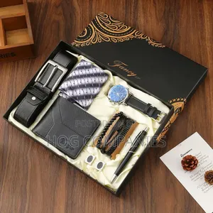 Watch Belt Tie Wallet Valentine Gift Set Package- Fast Delivery in 2hr