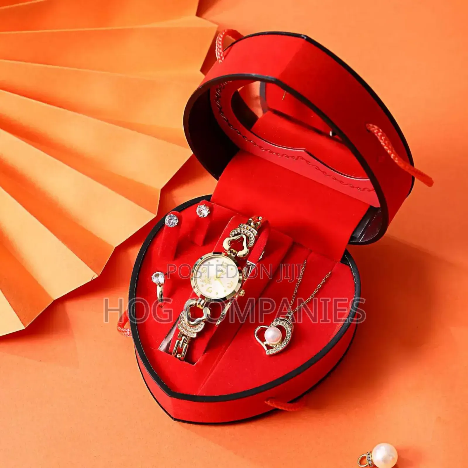 Ladies Watch Necklace Christmas Gift Set Box In Accra-fast Delivery