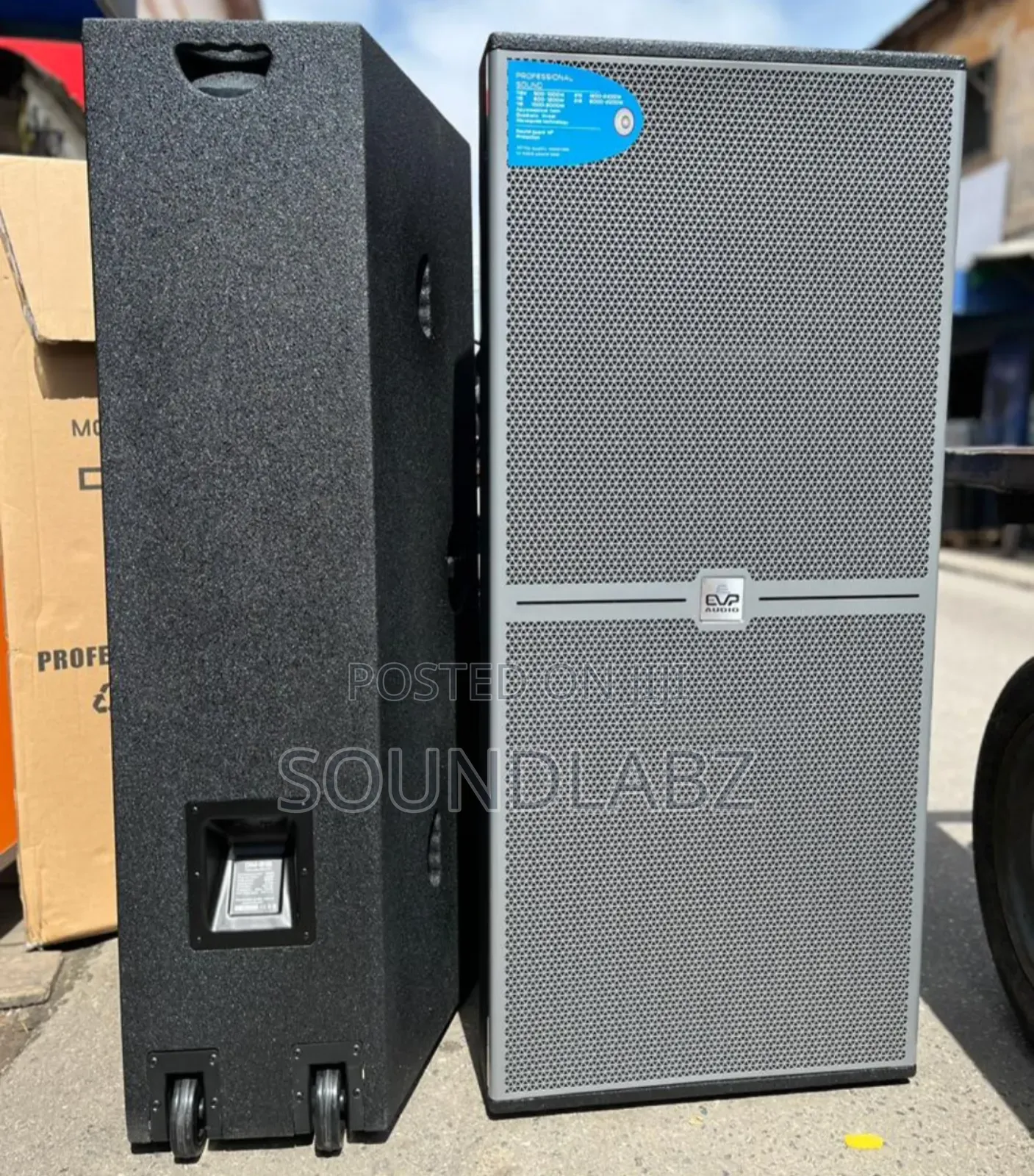 Audio Dm-215 Dual 15-inch Full-range Speaker.