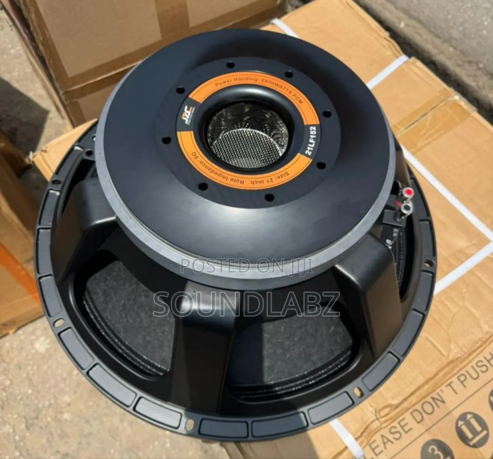 Jac 21lf152 21inches 6000watt Pair Of Naked Subwoofer Speaker.