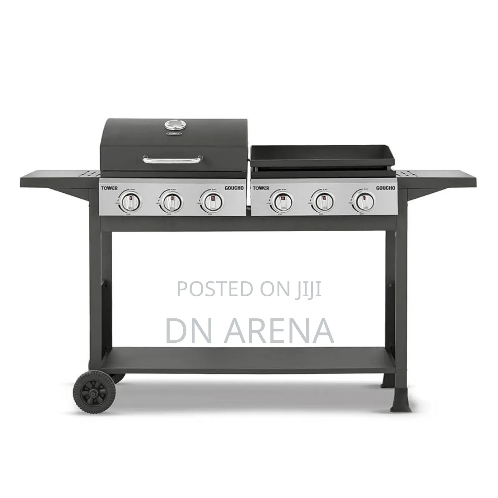 39cm Tower Goucho 6 Burner Gas BBQ and Plancha. New