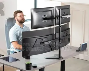 Putorsen Quad Monitor Stand,4 Monitor Mount For 13 To 32 Inch Screens