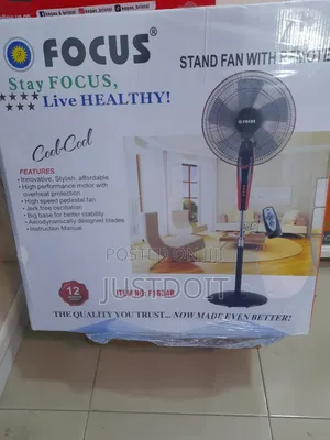Focus Standing Fan With Remote Control