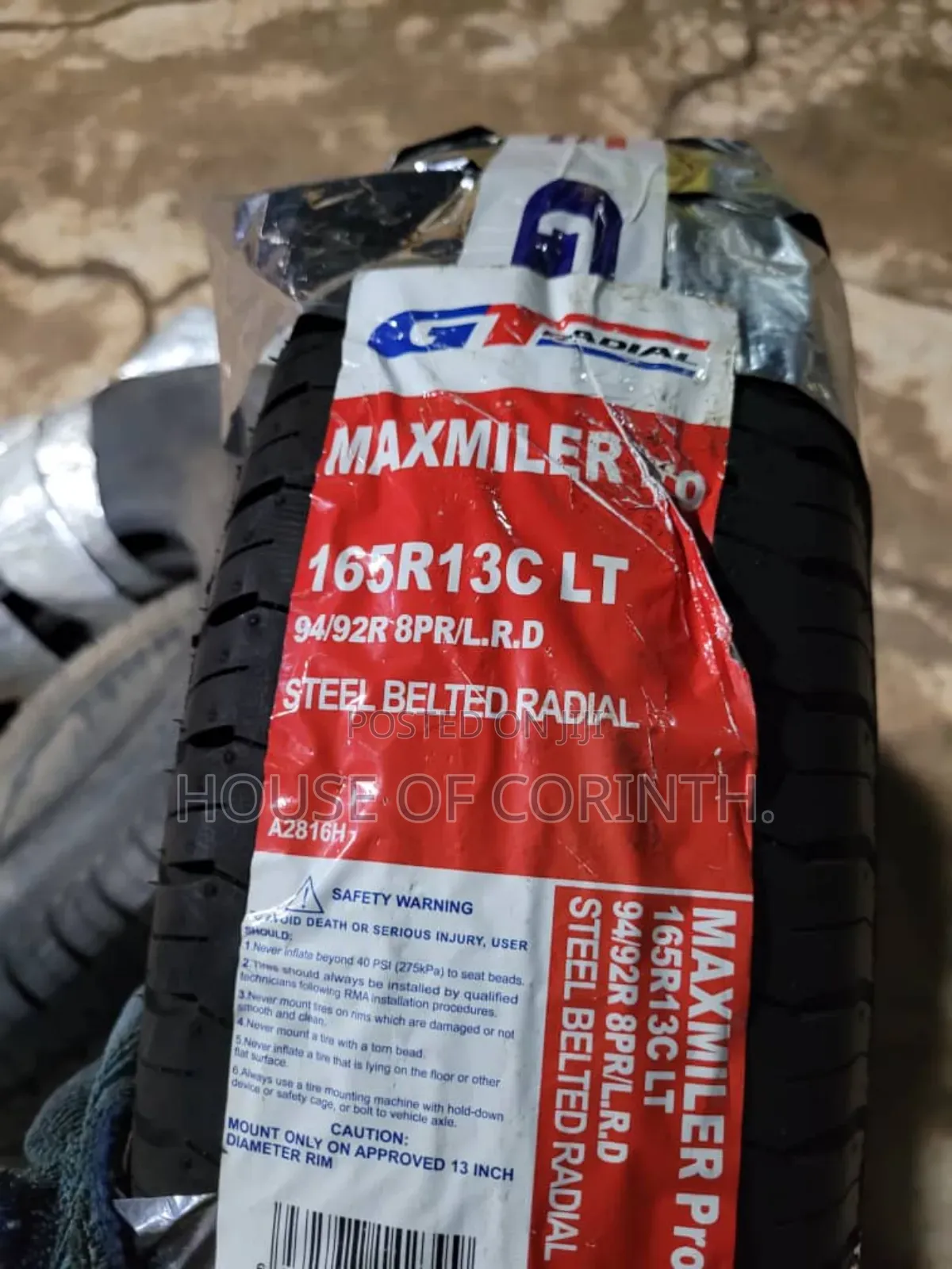 165r13c Gt Radial Lt