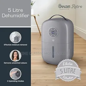 2in1 Swan Dehumidifier and Air Purifier, 5litres