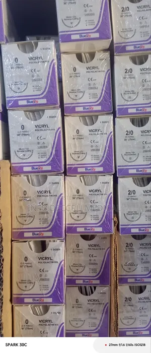 Absorbable Suture (Virctl 0,1,2, 2/0, 3/0)