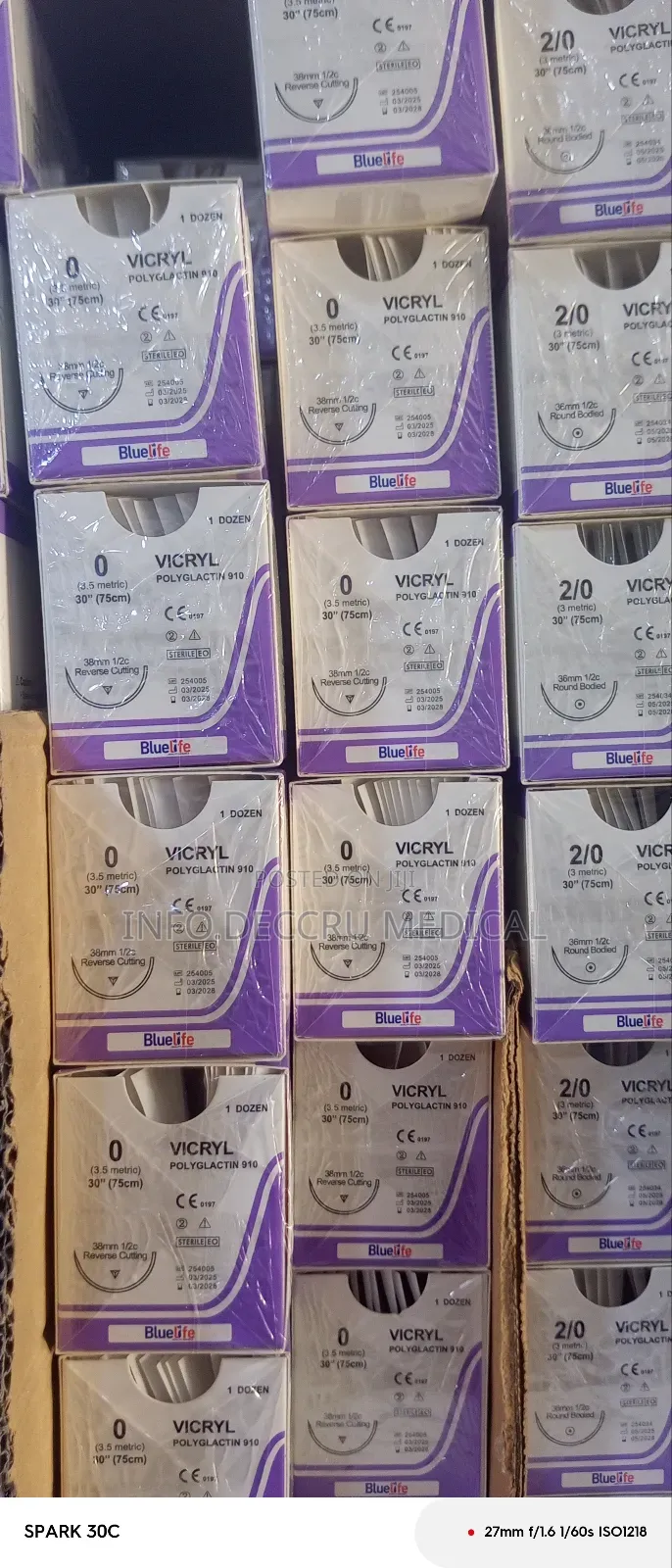 Absorbable Suture (Virctl 0,1,2, 2/0, 3/0)