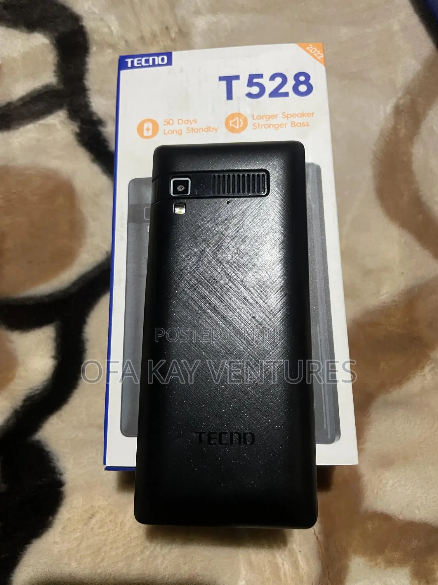 New Tecno T528 Black