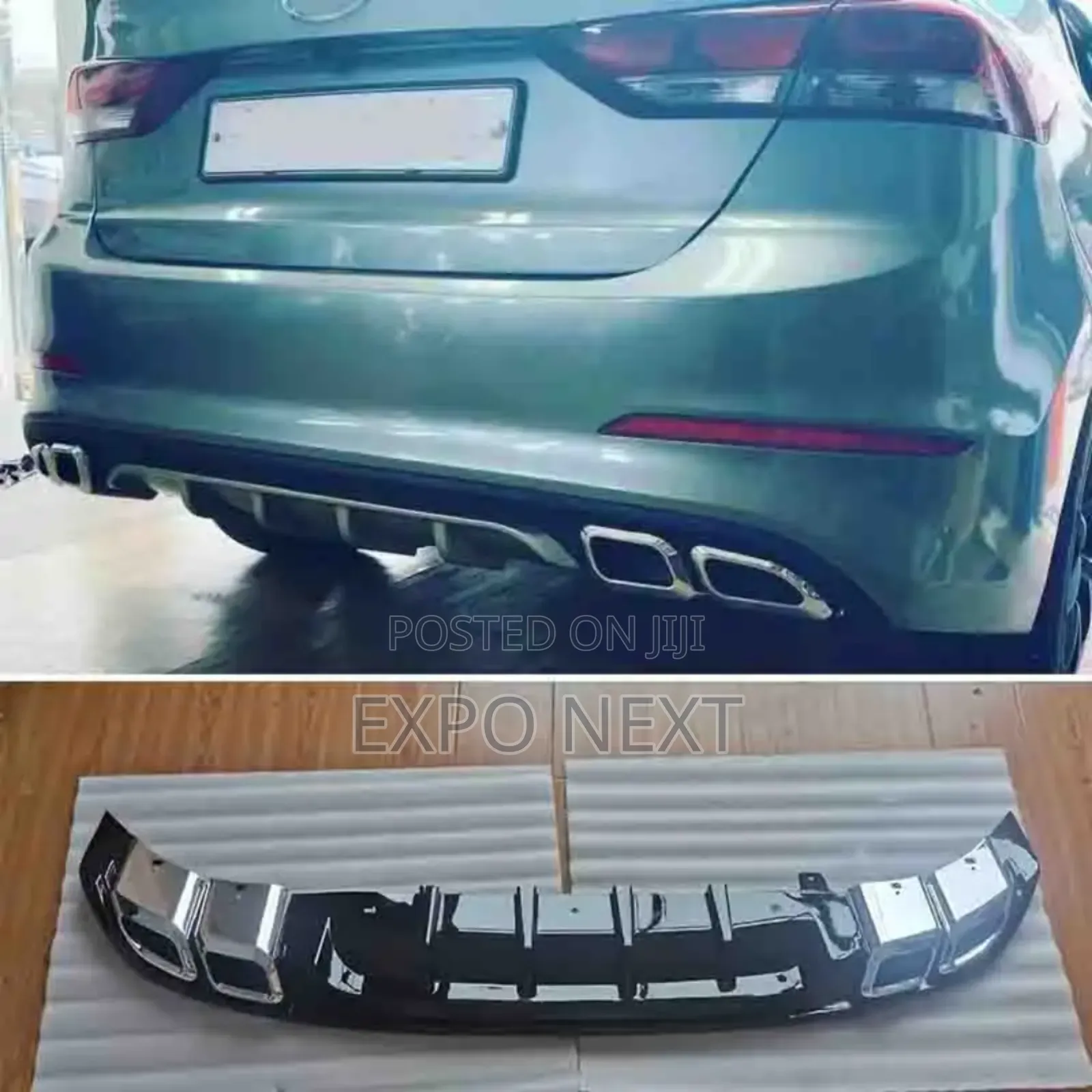 Accord Rear Body Kits 2018-2019 Bumper Diffuser Led Light