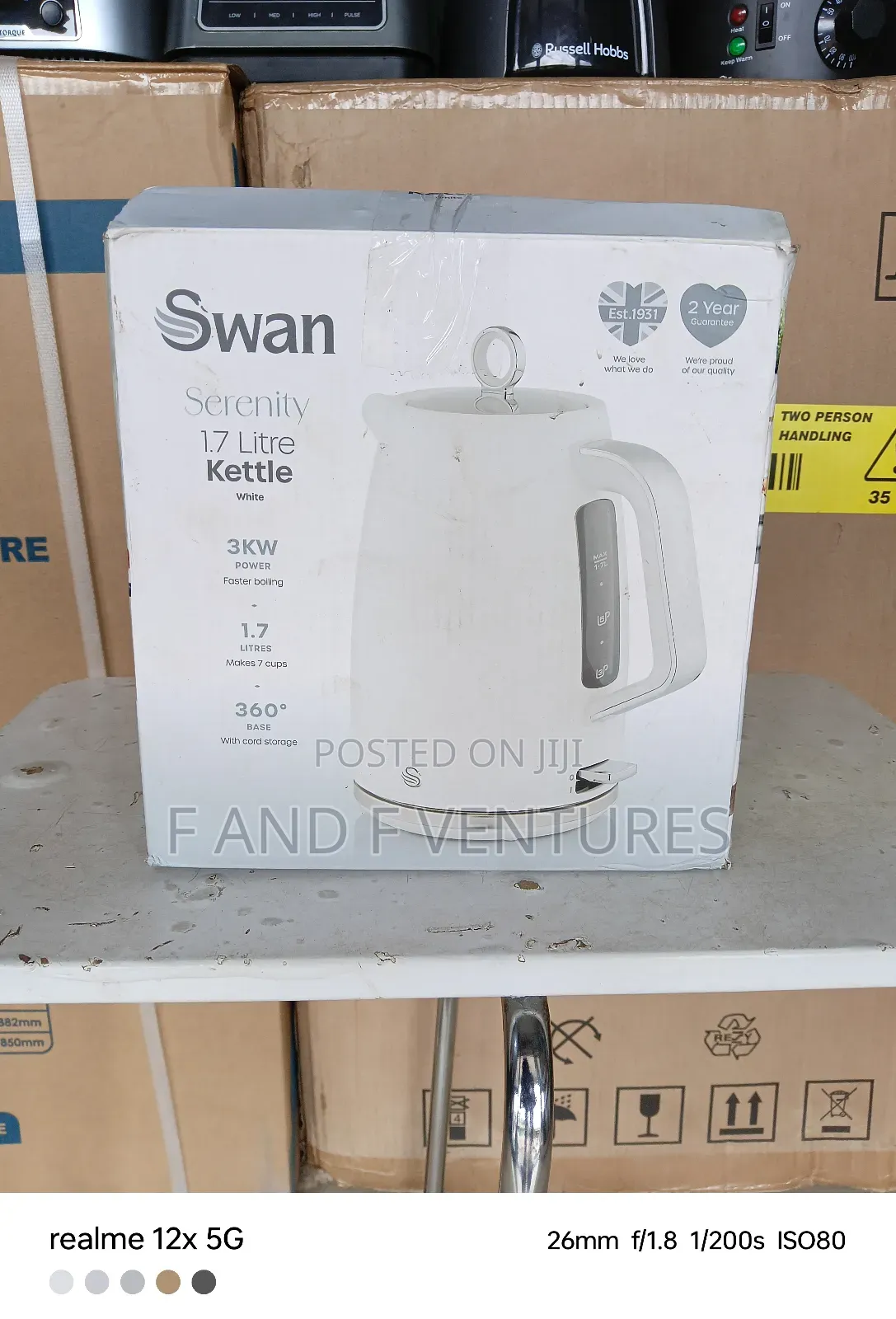 Swan Serenity Kettle - Uk
