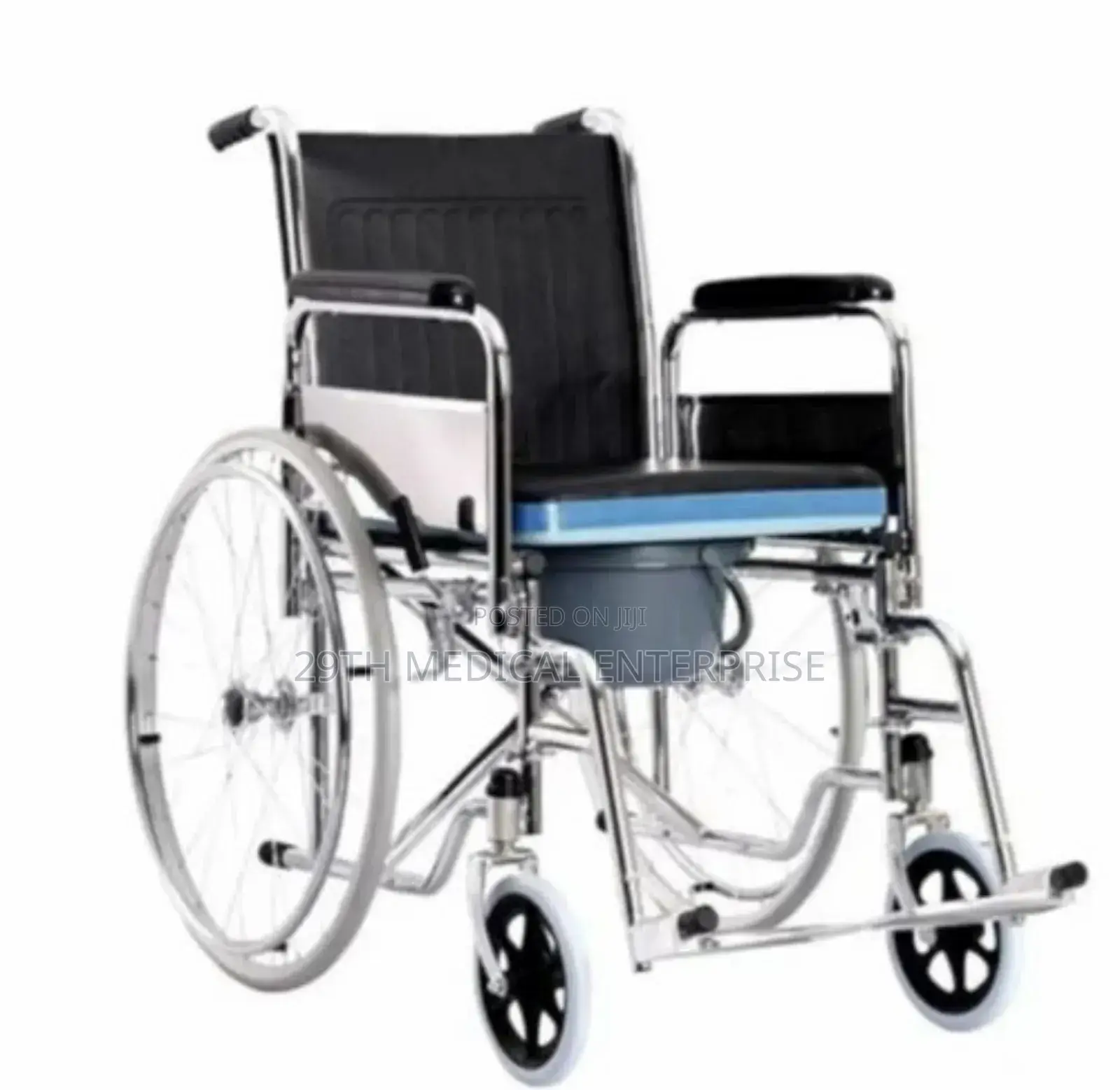 Commode Wheelchair (Short Back)