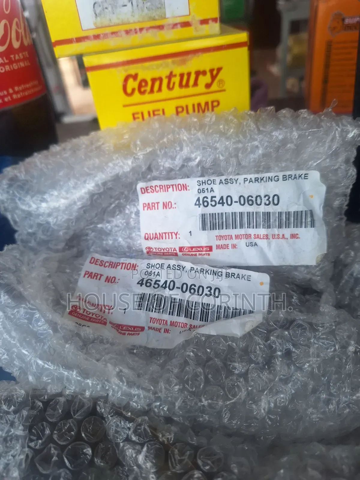 Brake Shoe - Toyota Camry, Original Oe Part, (Rear Pair)
