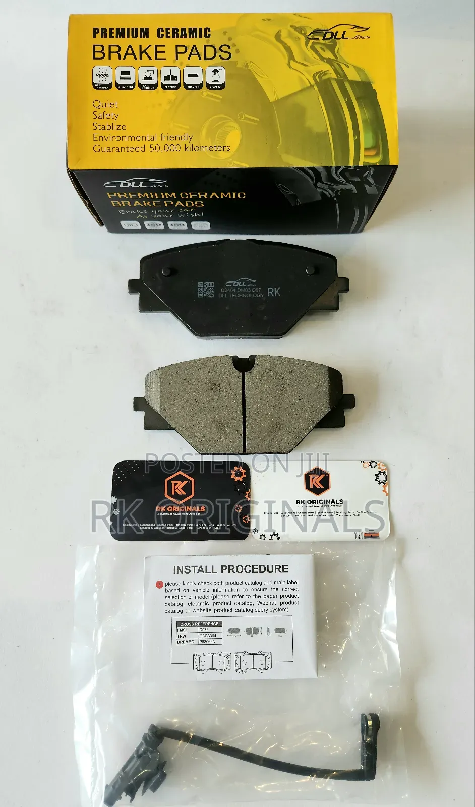 Range Rover Sport/Velar 2022-2025 Ceramic Back Brake Pad With Sensor