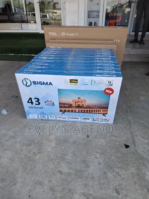 43 Inches Digital Satellite Sigma Tv Available for Sale