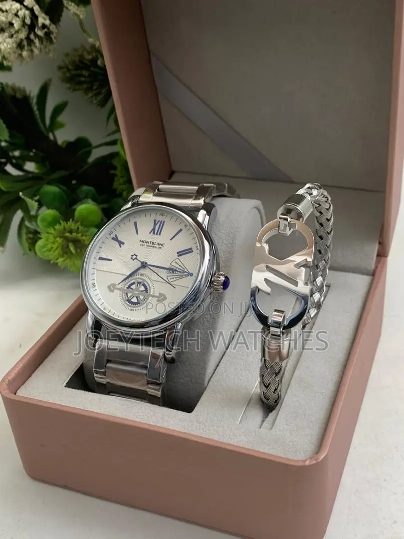 Montblanc Chain Watch With Bracelet
