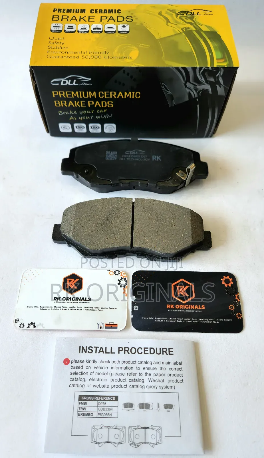 Accord 03-17/Civic 12-21/Cr-v 02-16/Fit 13-14 Ceramic Front Brake Pad