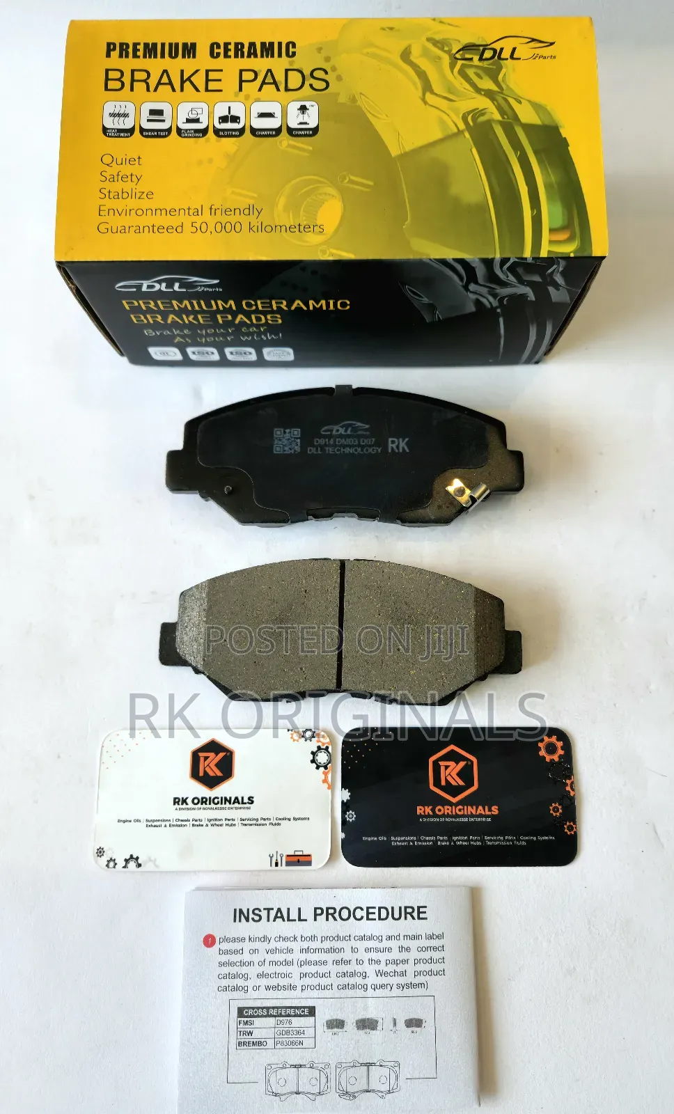 Accord 03-17/Civic 12-21/Cr-v 02-16/Fit 13-14 Ceramic Front Brake Pad