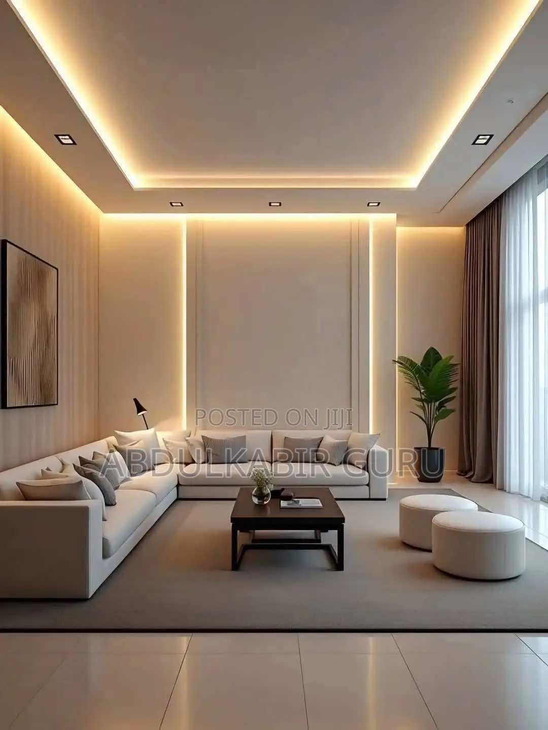 Modern and Luxury Pop Ceiling in Ghana