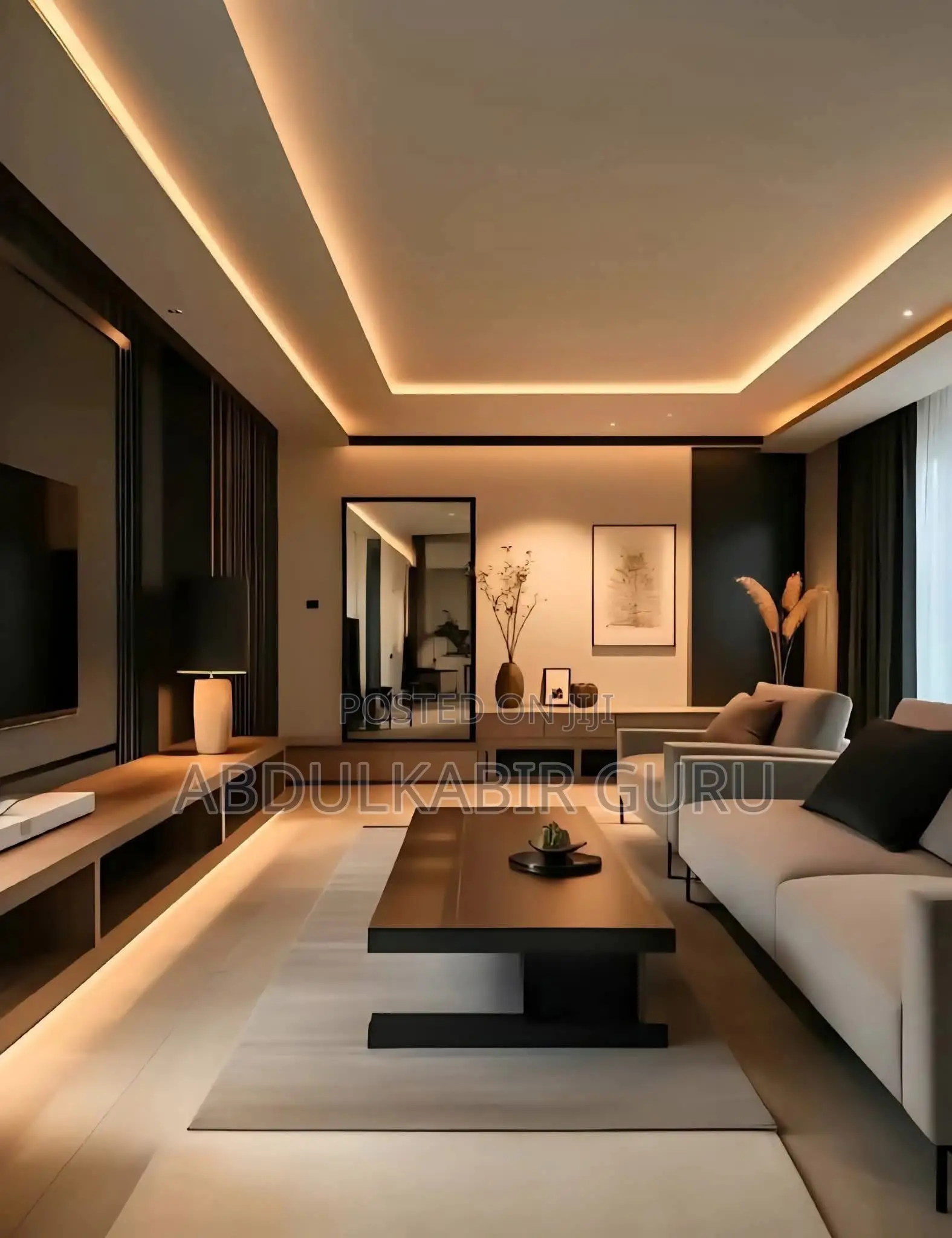 Modern and Luxury Pop Ceiling in Ghana