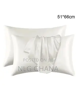 1 Pair 26x22inch Silk Pillowcase Imitation Silk Pillow Case. Ghx4716