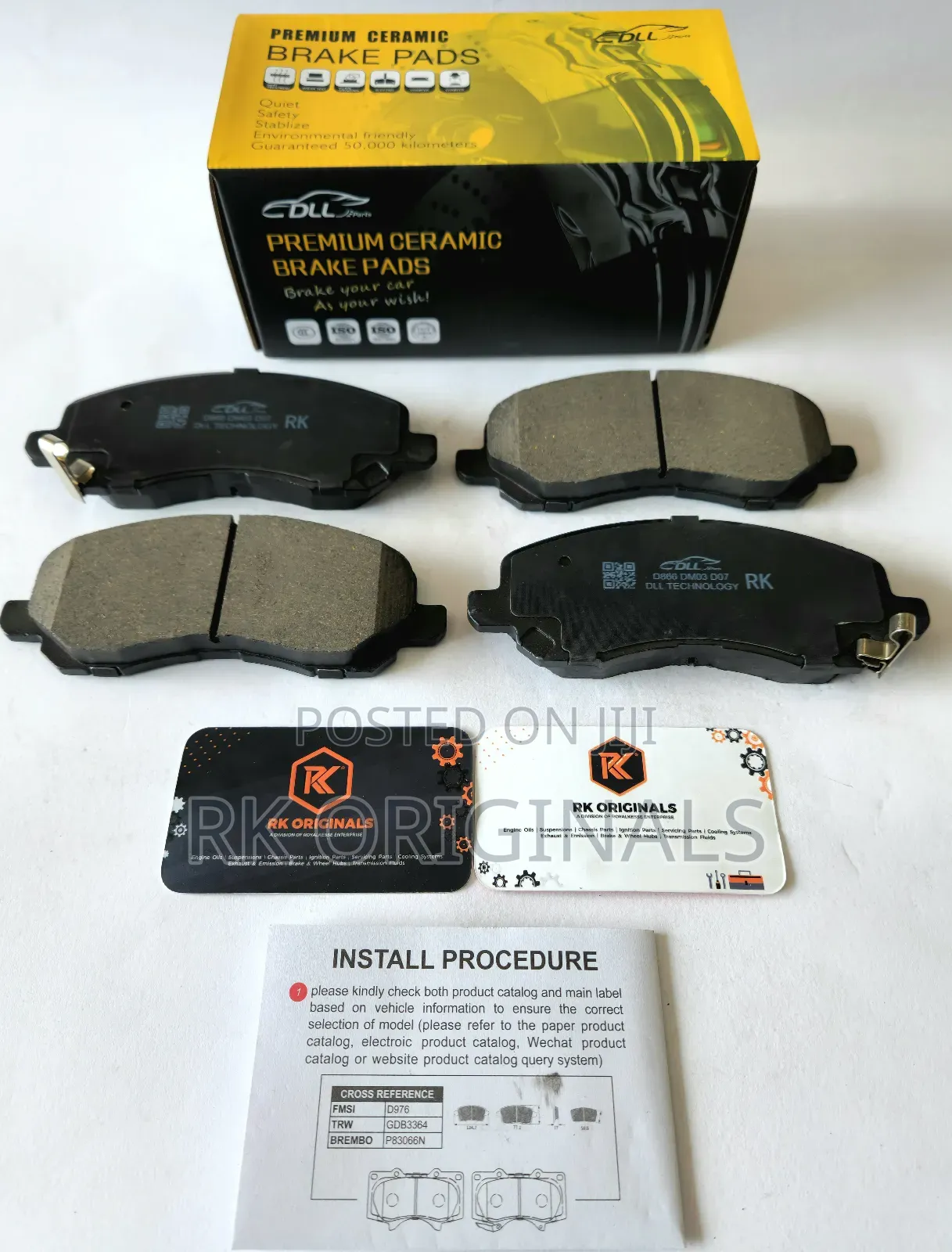 Outlander Sport 2024/Mit Asx/Lancer 04-17 Ceramic Front Brake Pad