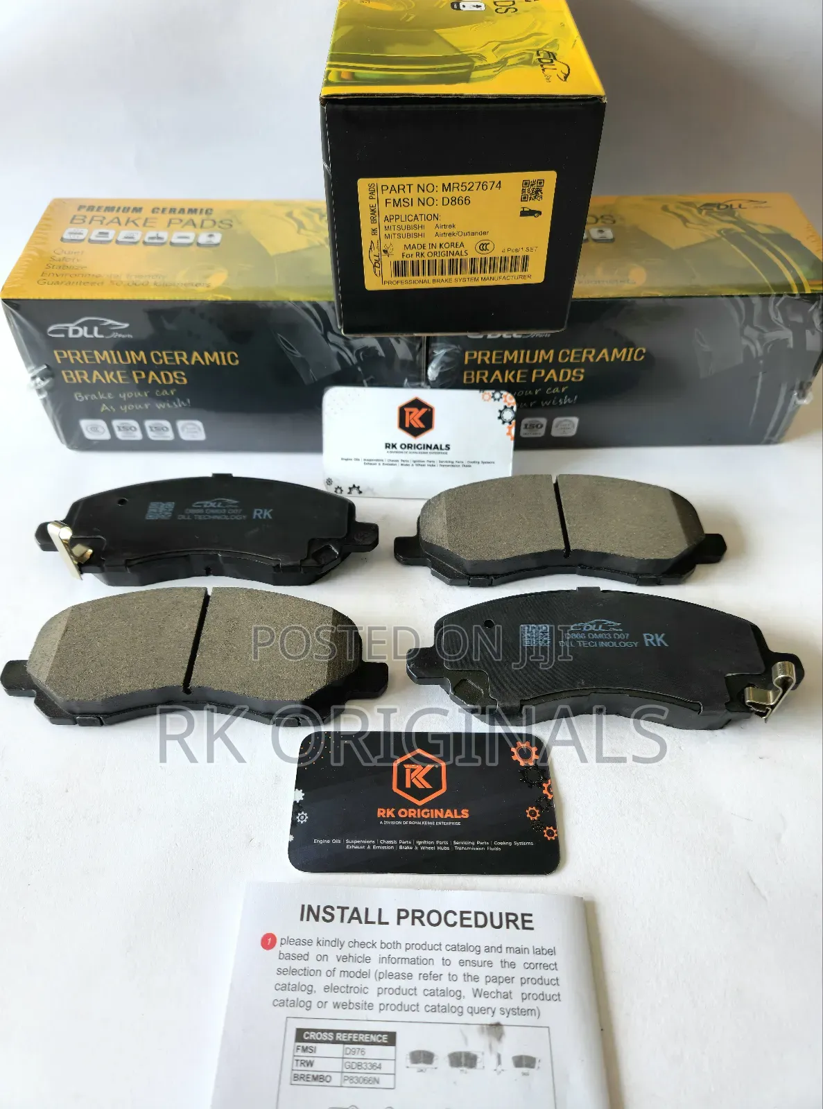 Outlander Sport 2024/Mit Asx/Lancer 04-17 Ceramic Front Brake Pad