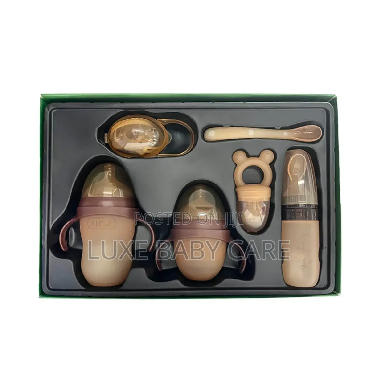 Silicon Baby Feeding Bottle Set