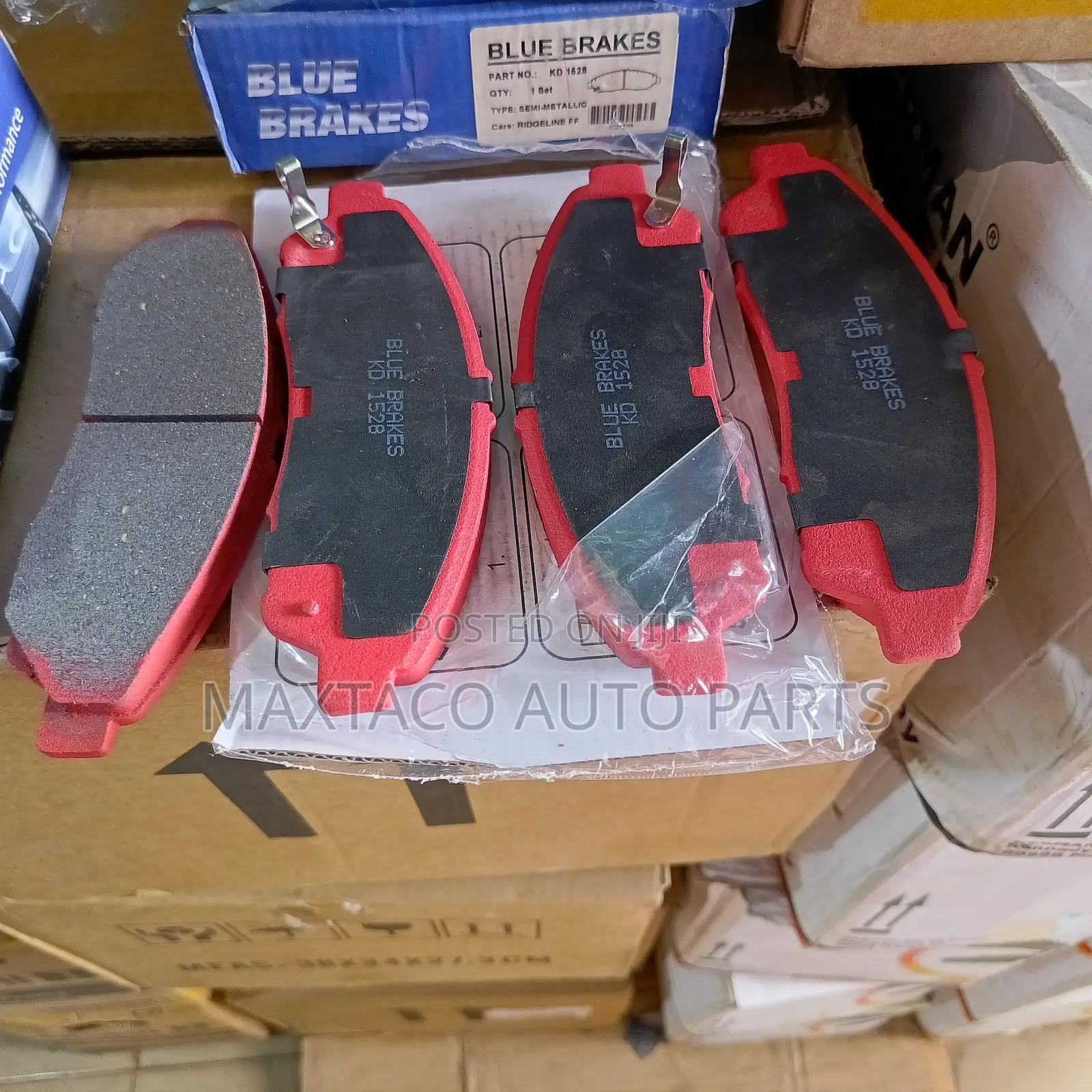 Blue Brakes Kd1528 Brake Pad-Front Honda Pilot