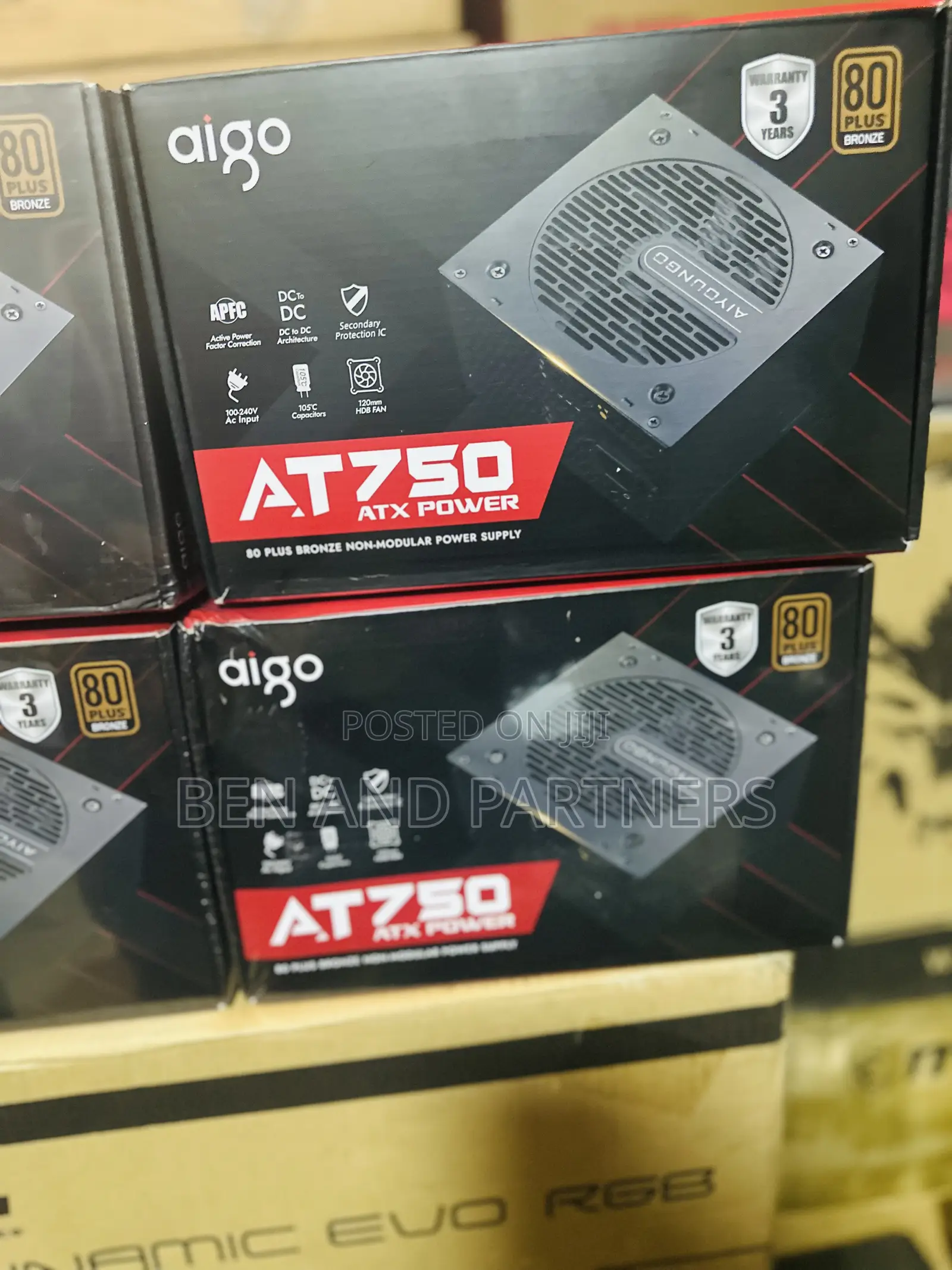 Aigo 750 Watts Power Supply Unit, 80+ Bronze