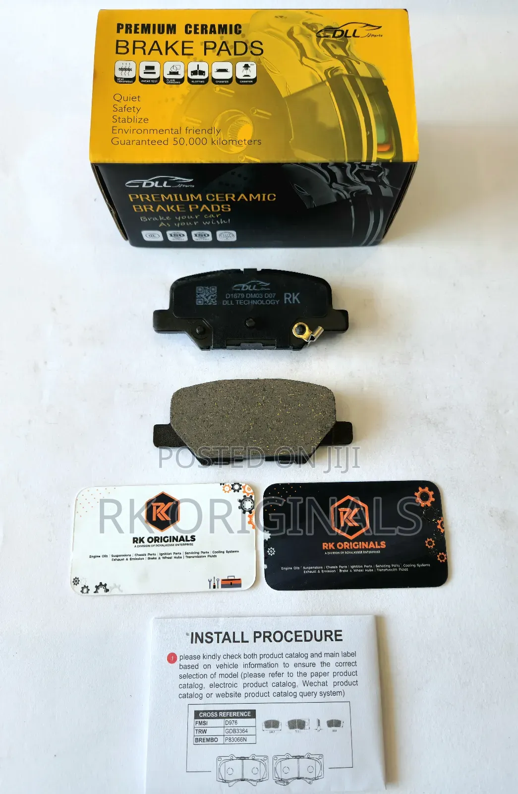 Outlander Sport 13-24/Mazda 3,6 14-16 Ceramic Back Brake Pad