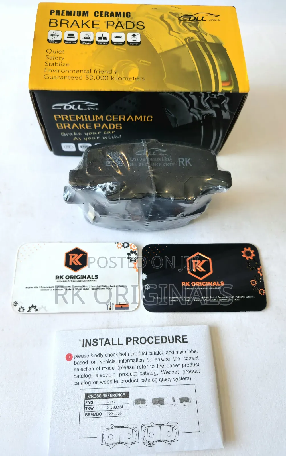Outlander Sport 13-24/Mazda 3,6 14-16 Ceramic Back Brake Pad