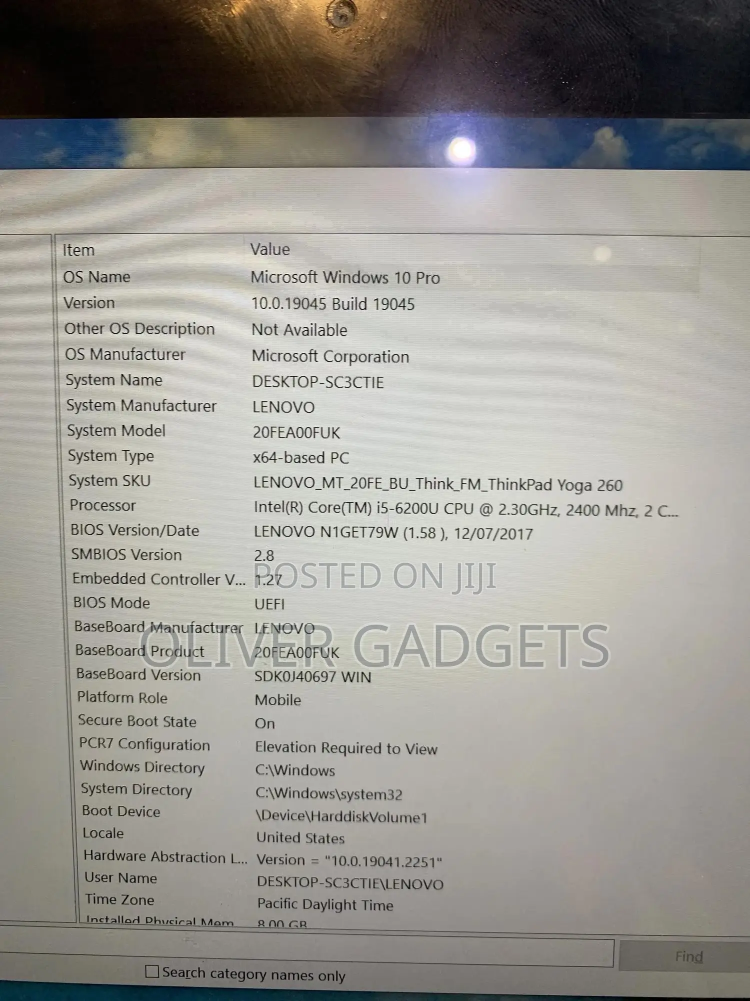 Laptop Lenovo Yoga 260 8GB Intel Core I5 SSD 128GB