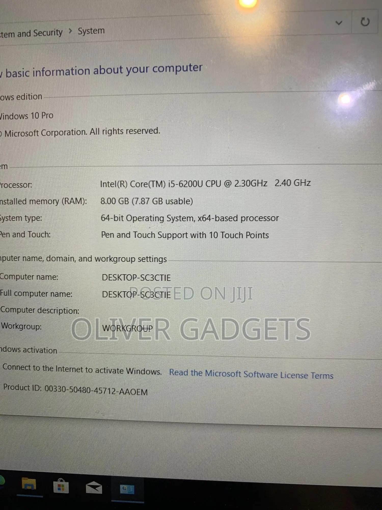 Laptop Lenovo Yoga 260 8GB Intel Core I5 SSD 128GB