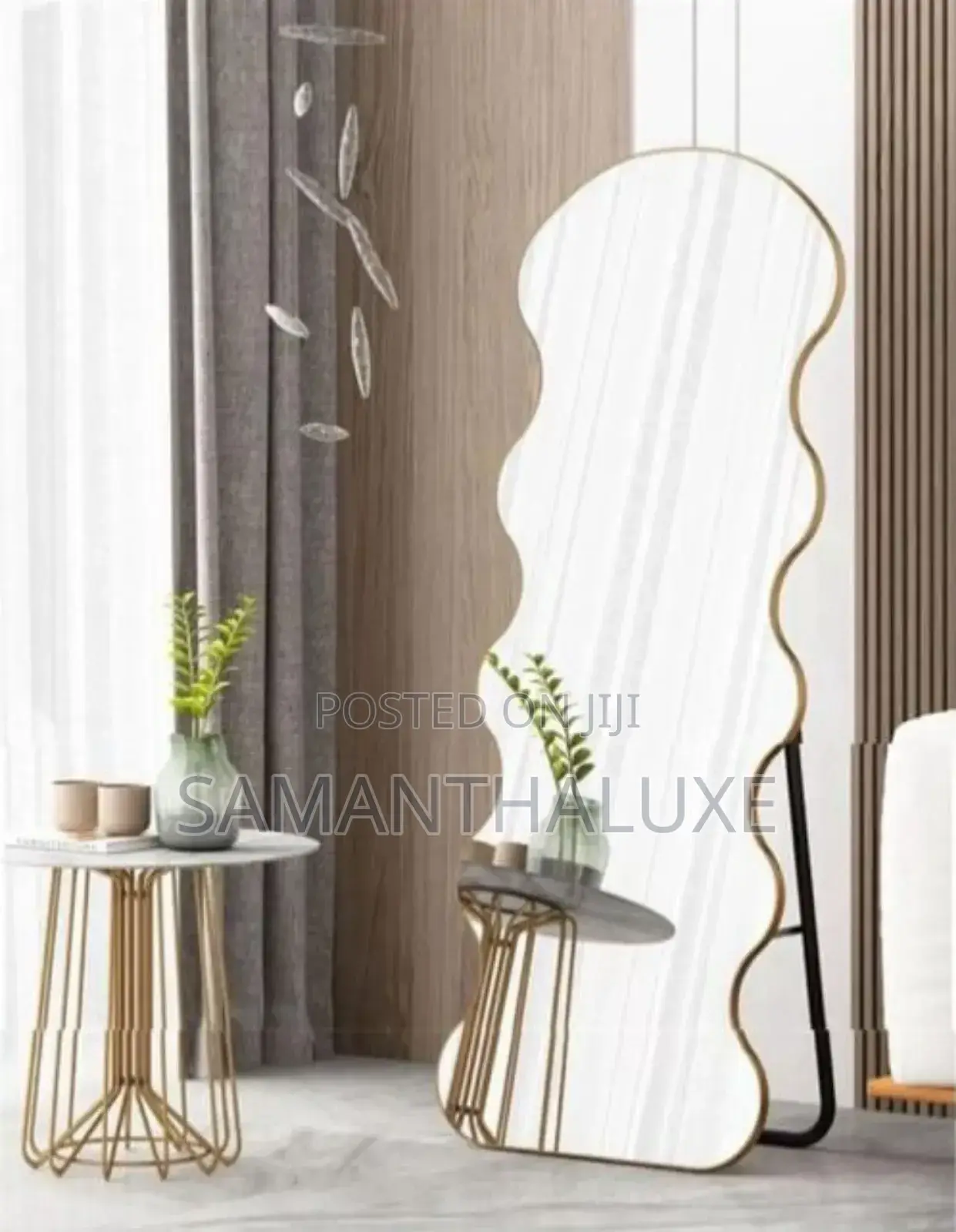 Luxury Wavy Full-length Mirror