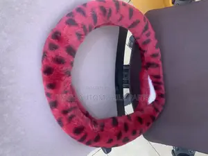 2026 Fluffy Tiger Colored Steering Wheel Covers