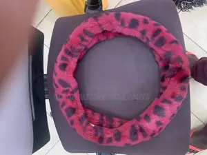 2026 Fluffy Tiger Colored Steering Wheel Covers