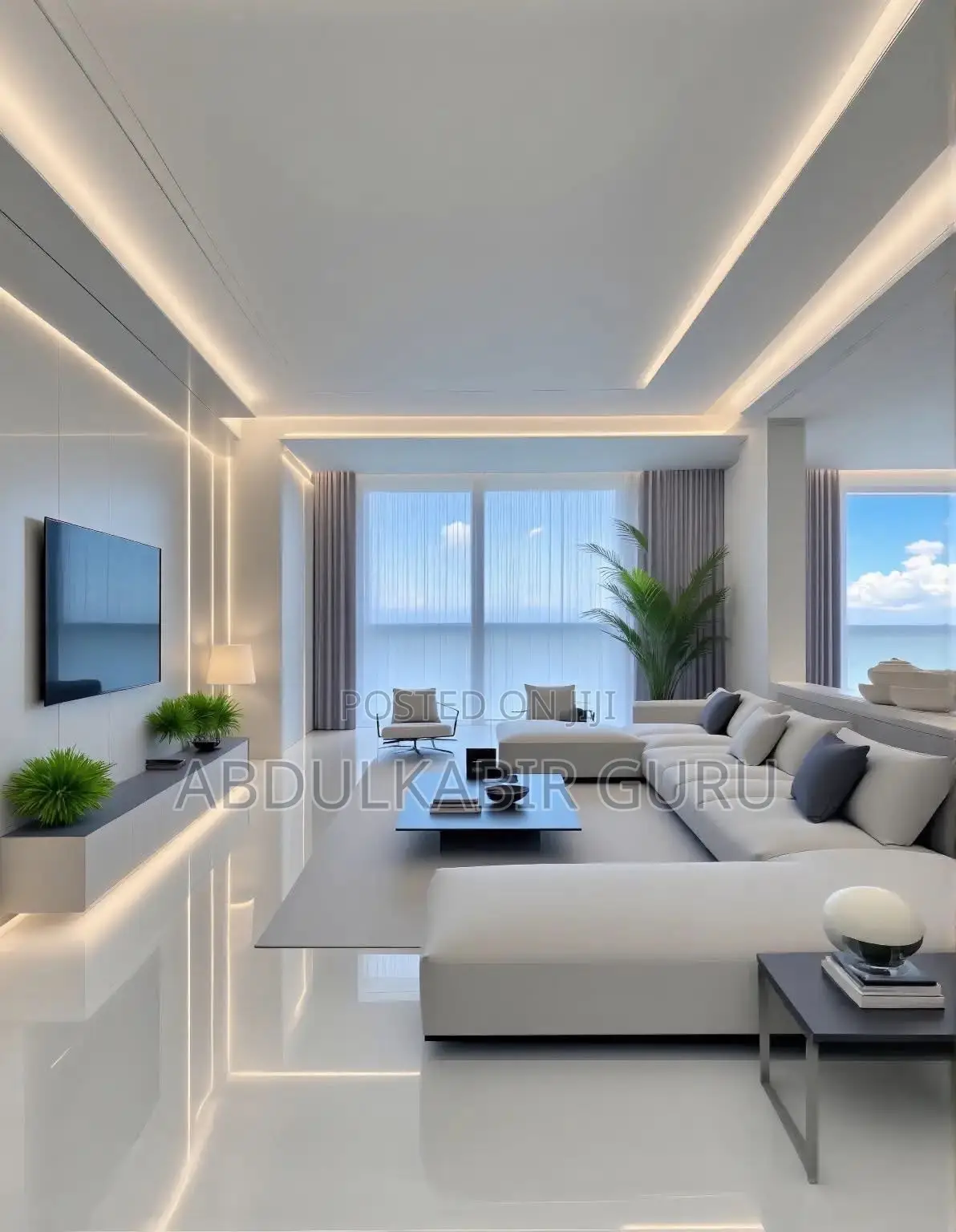 Modern and Luxury Pop Ceiling in Ghana
