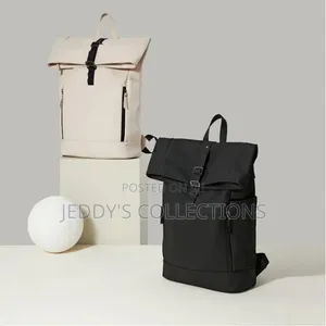 Large Capacity Unisex Roll Top Daypack Waterproof Laptop Backpack