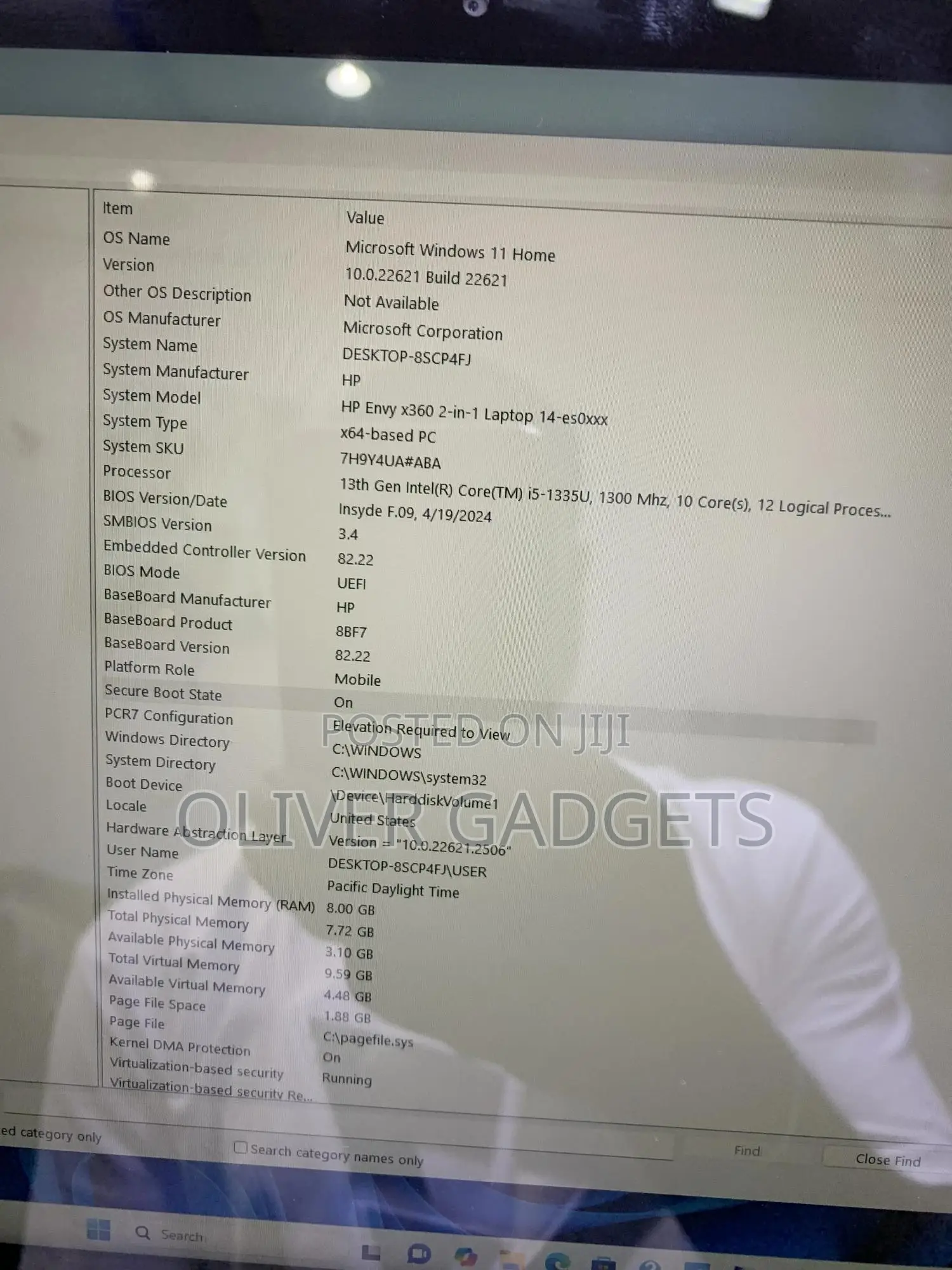 Laptop HP Envy 14 8GB Intel Core I5 SSD 512GB
